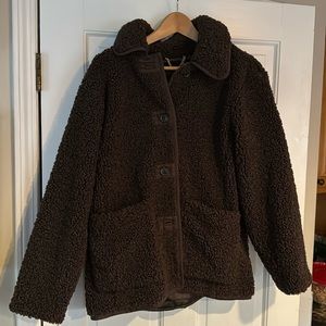 jcrew sherpa car coat